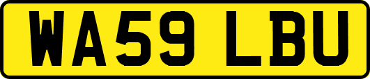 WA59LBU