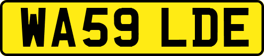 WA59LDE
