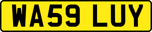 WA59LUY