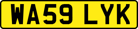 WA59LYK