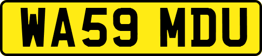 WA59MDU