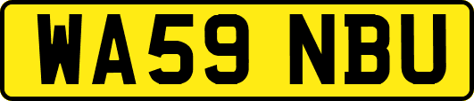 WA59NBU