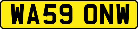 WA59ONW