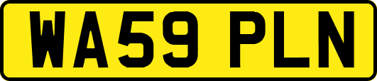 WA59PLN
