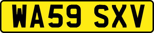 WA59SXV