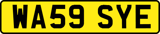 WA59SYE