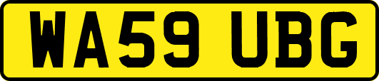 WA59UBG
