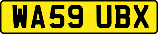 WA59UBX