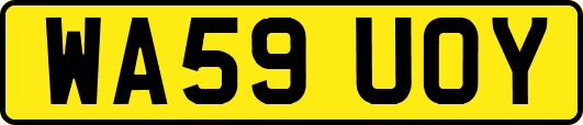 WA59UOY