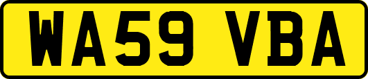 WA59VBA