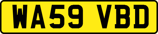 WA59VBD