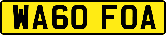 WA60FOA