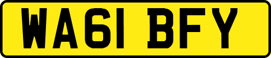 WA61BFY