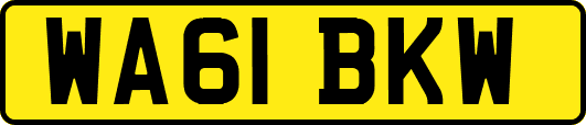 WA61BKW