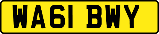 WA61BWY
