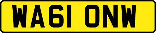 WA61ONW