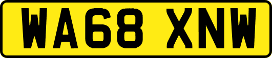 WA68XNW