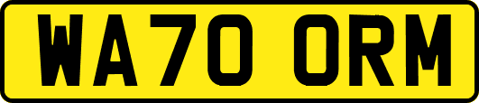 WA70ORM