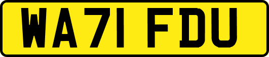 WA71FDU