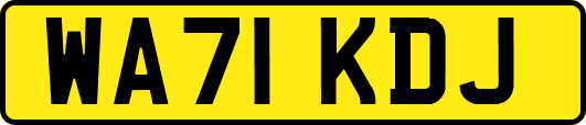 WA71KDJ