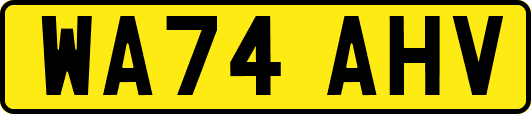 WA74AHV