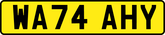 WA74AHY