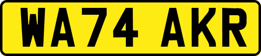 WA74AKR