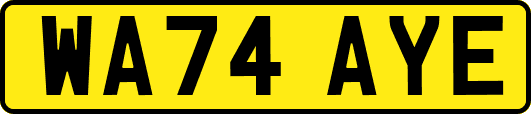 WA74AYE