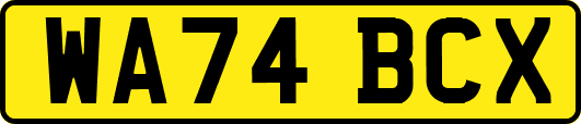 WA74BCX