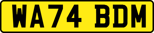 WA74BDM