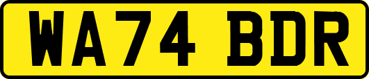 WA74BDR