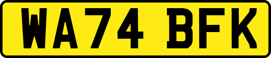 WA74BFK