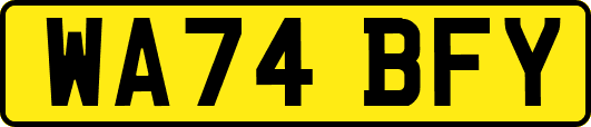 WA74BFY