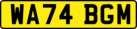 WA74BGM