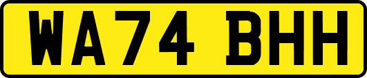 WA74BHH