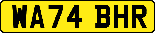 WA74BHR