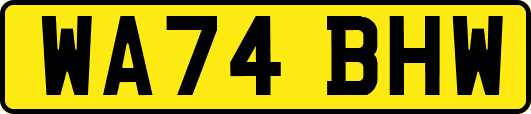 WA74BHW