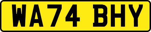 WA74BHY