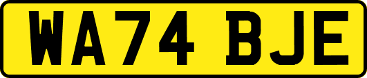 WA74BJE