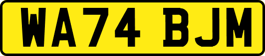 WA74BJM