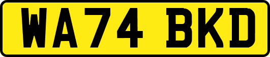WA74BKD