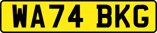WA74BKG