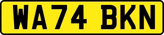 WA74BKN