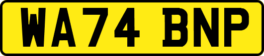 WA74BNP