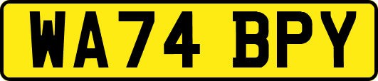 WA74BPY