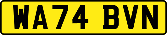 WA74BVN