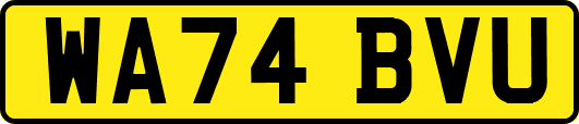 WA74BVU