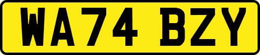 WA74BZY