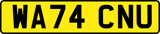WA74CNU