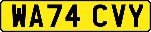 WA74CVY
